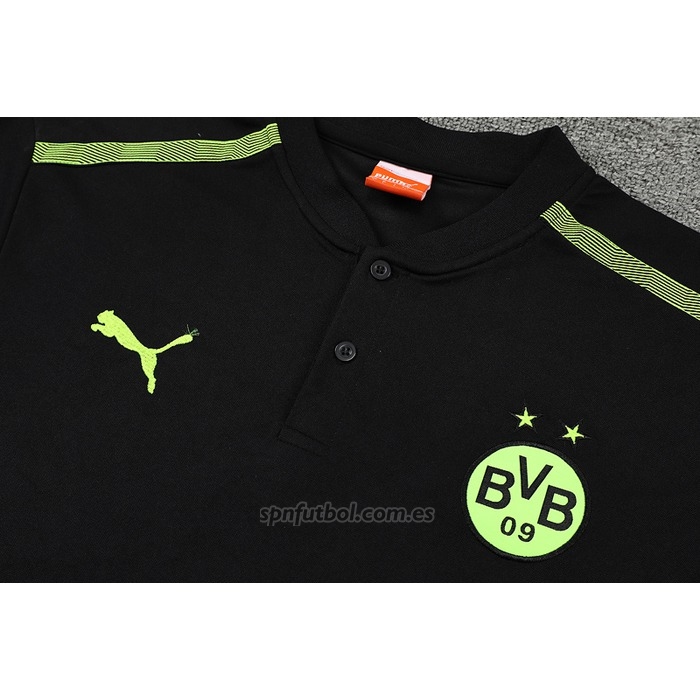 Camiseta Polo del Borussia Dortmund 2022-2023 Negro